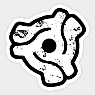 45 rpm adapter Sticker